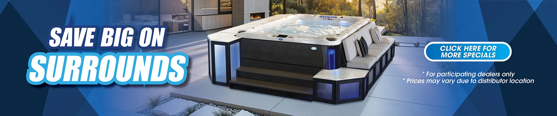 Calspas hot tub being used in a family setting - Louisville