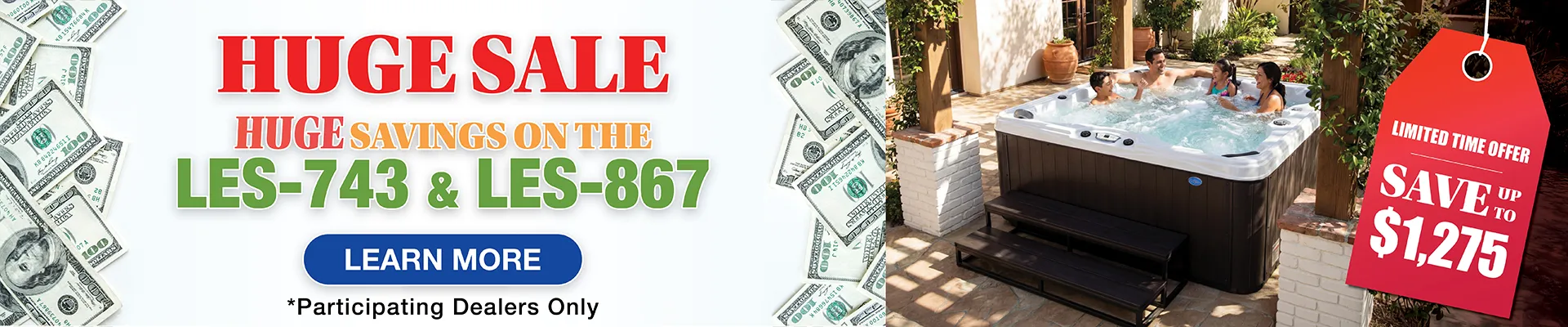 Calspas hot tub being used in a family setting - Louisville